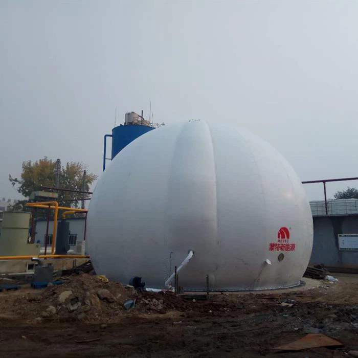 Flexible Double Membrane Gas Holder